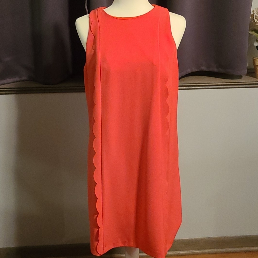 Tahari-Levine NWT Sleeveless Dress - Bright Coral - Size 6